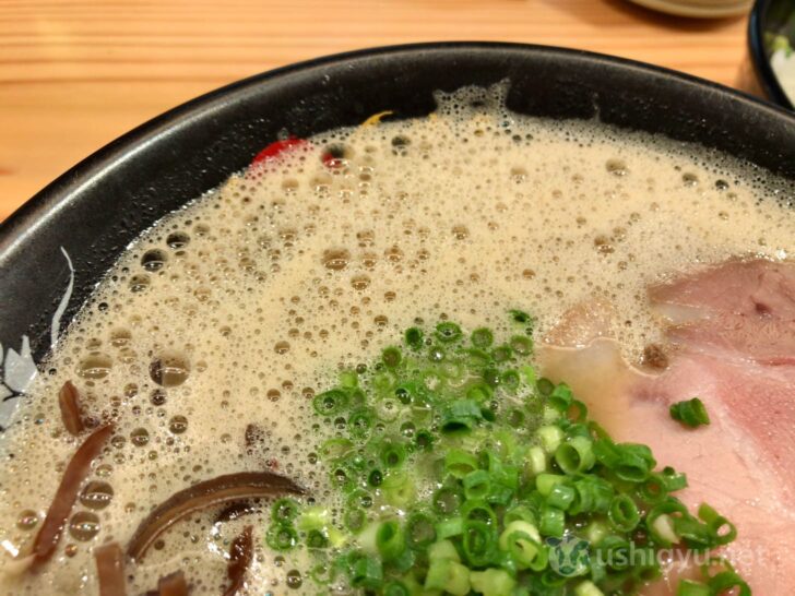 Rich broth foam