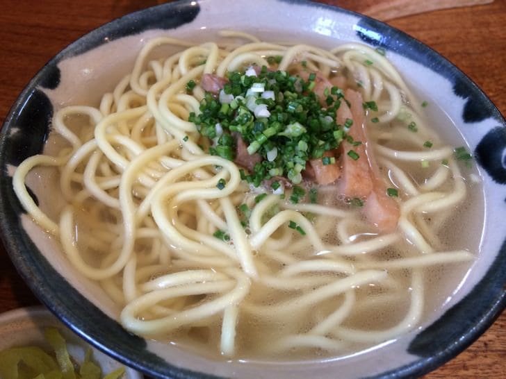 Thick Yaeyama soba noodles
