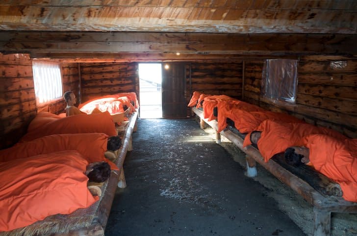 Prisoner sleeping quarters