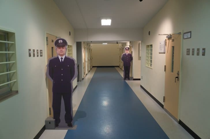 Guard cardboard cutout