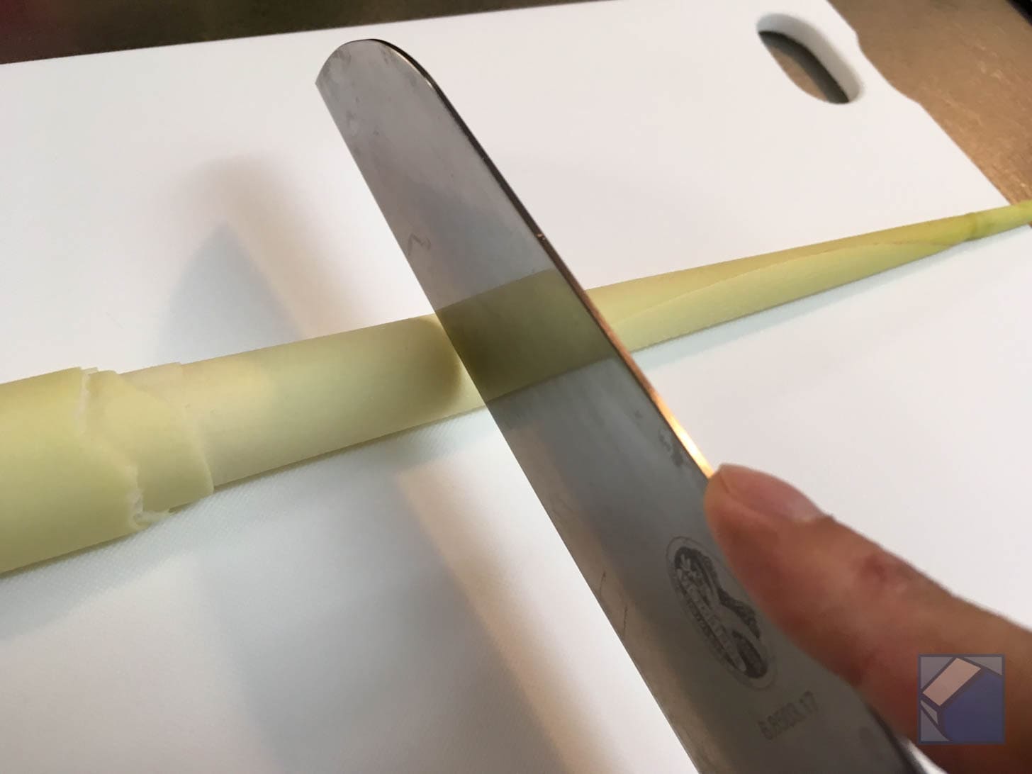 Trimming takenoko ends and tips