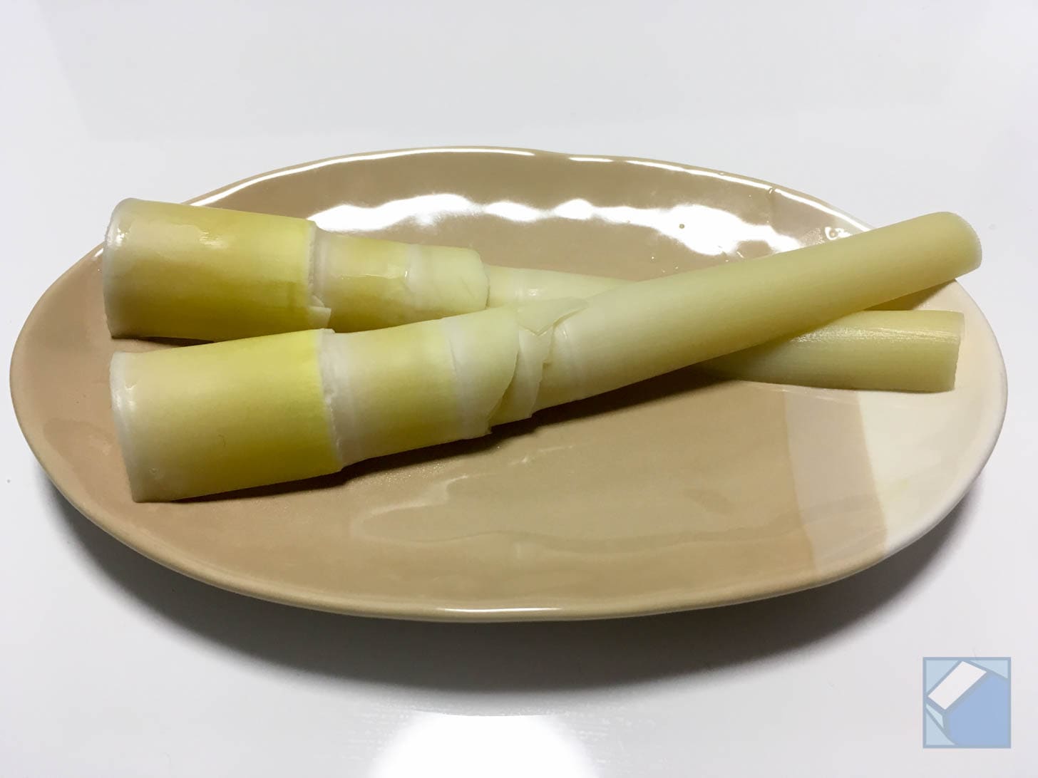 Prepared daimyo takenoko ready to eat