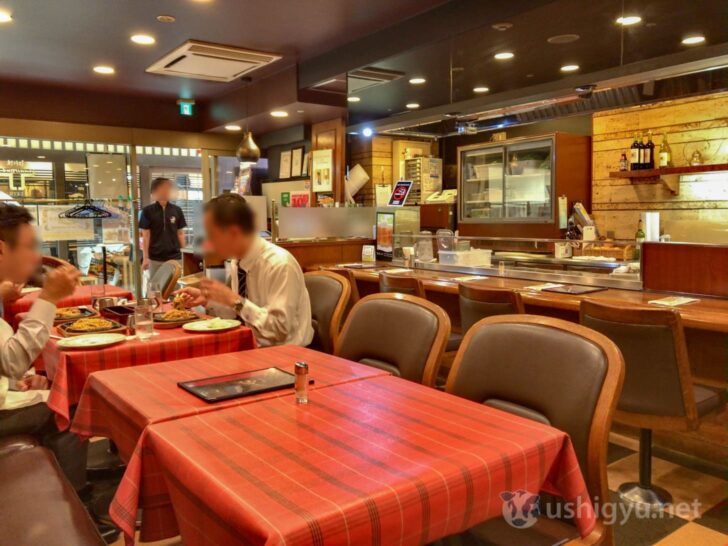 Gourmet Fugetsu interior layout