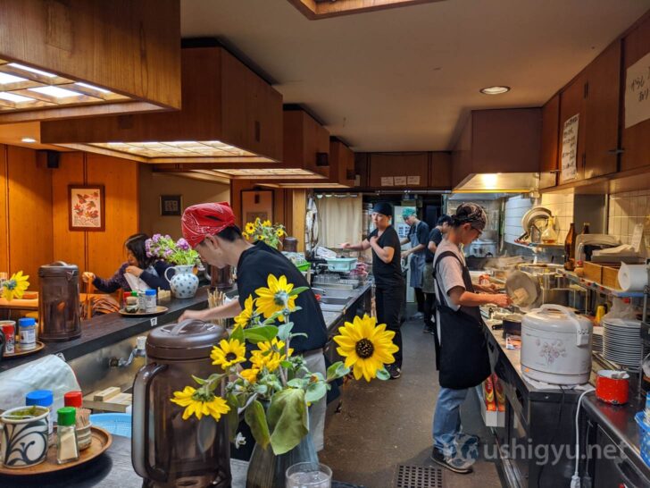 Two women running the restaurant