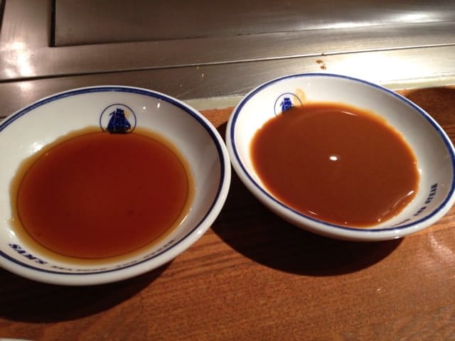 Mild and spicy sauce options