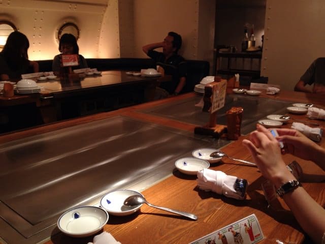 Menu selection at Sam's Sailor Inn