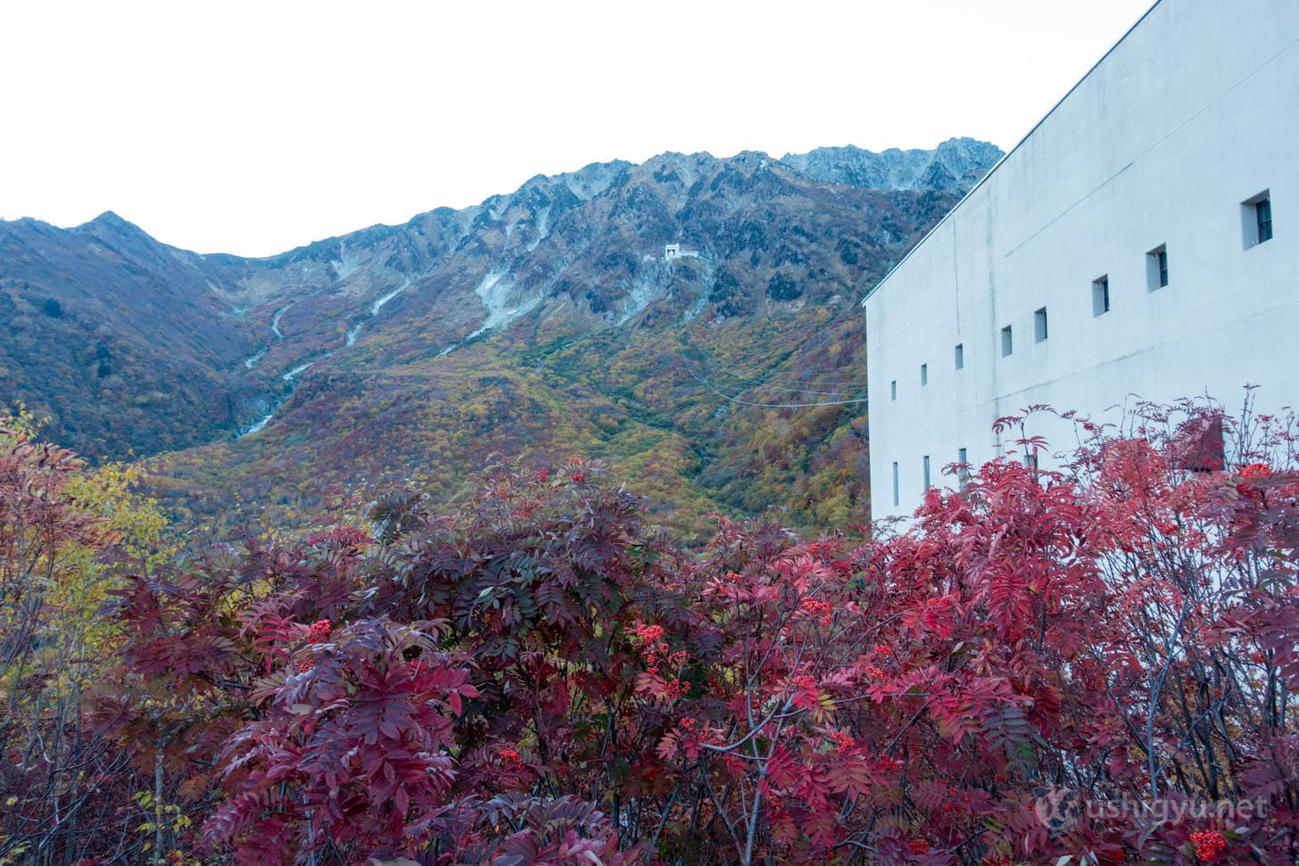 Kurobe Daira evening scenery