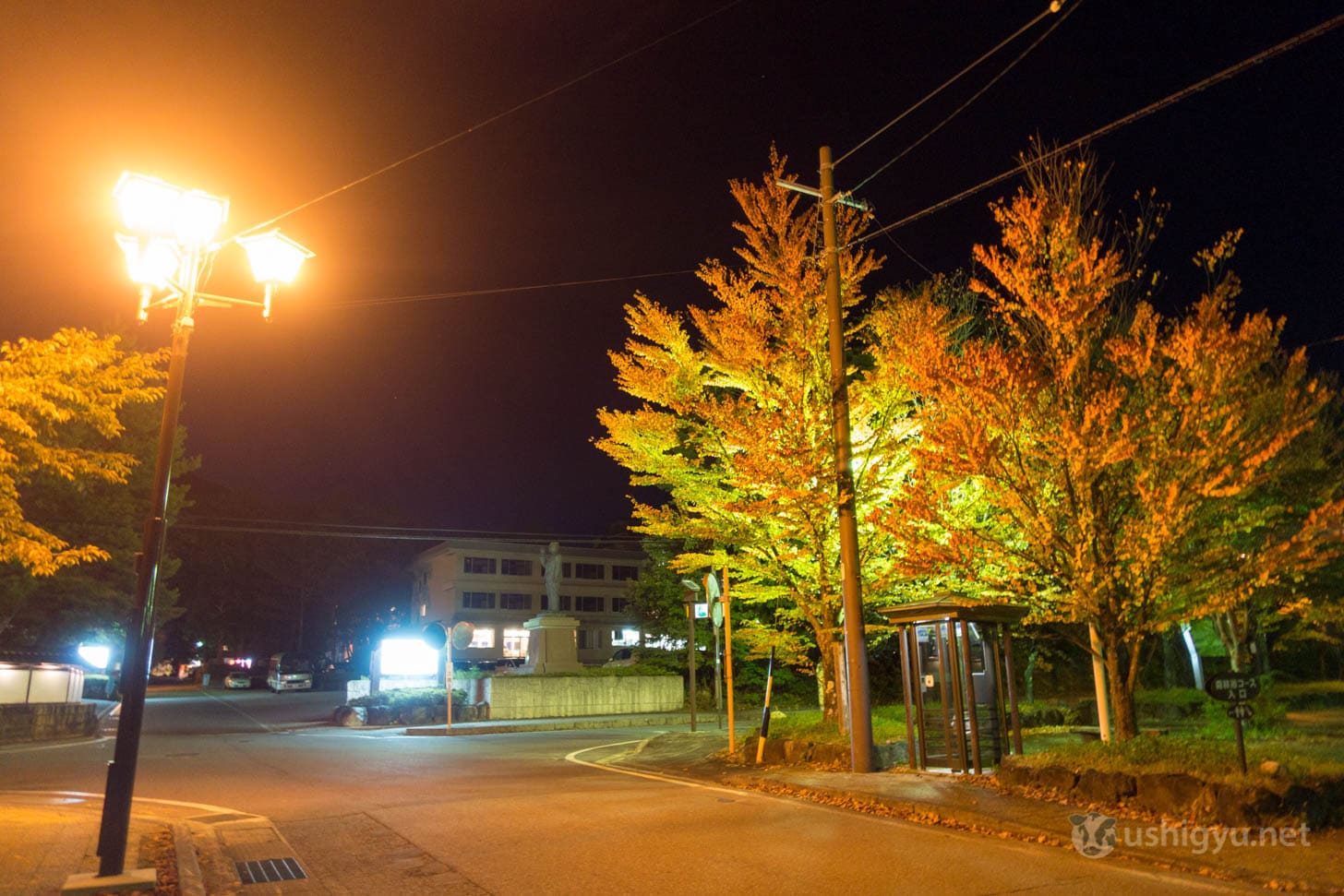 Walking toward accommodation