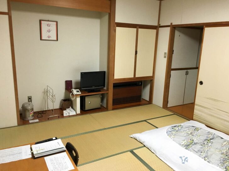 Hotel room at Yume no Yu