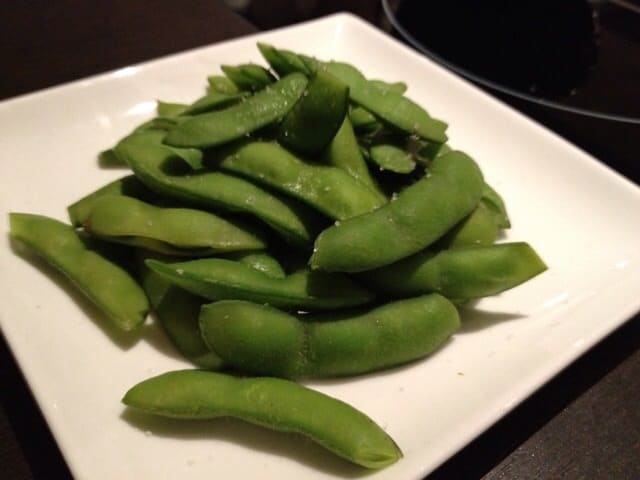 Edamame appetizer