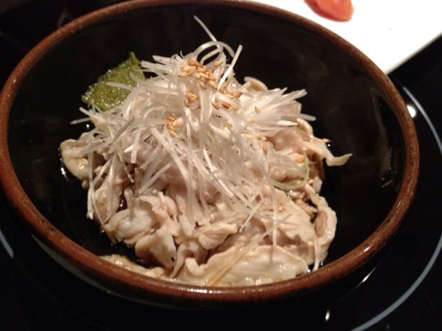 Vinegared offal dish