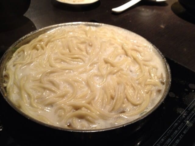 Second helping of chanpon noodles