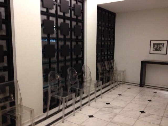 Stylish waiting area