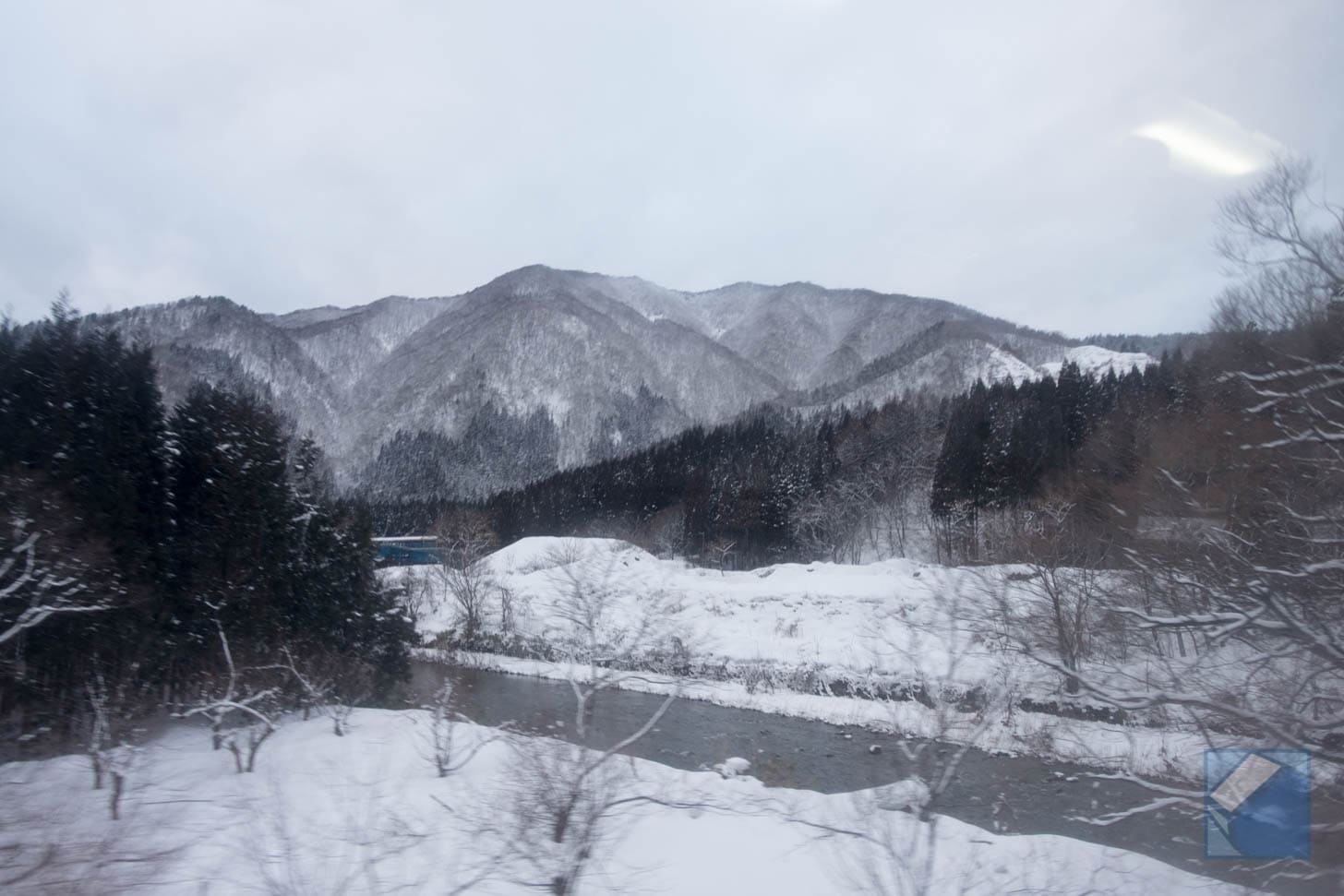Deepening snow landscape