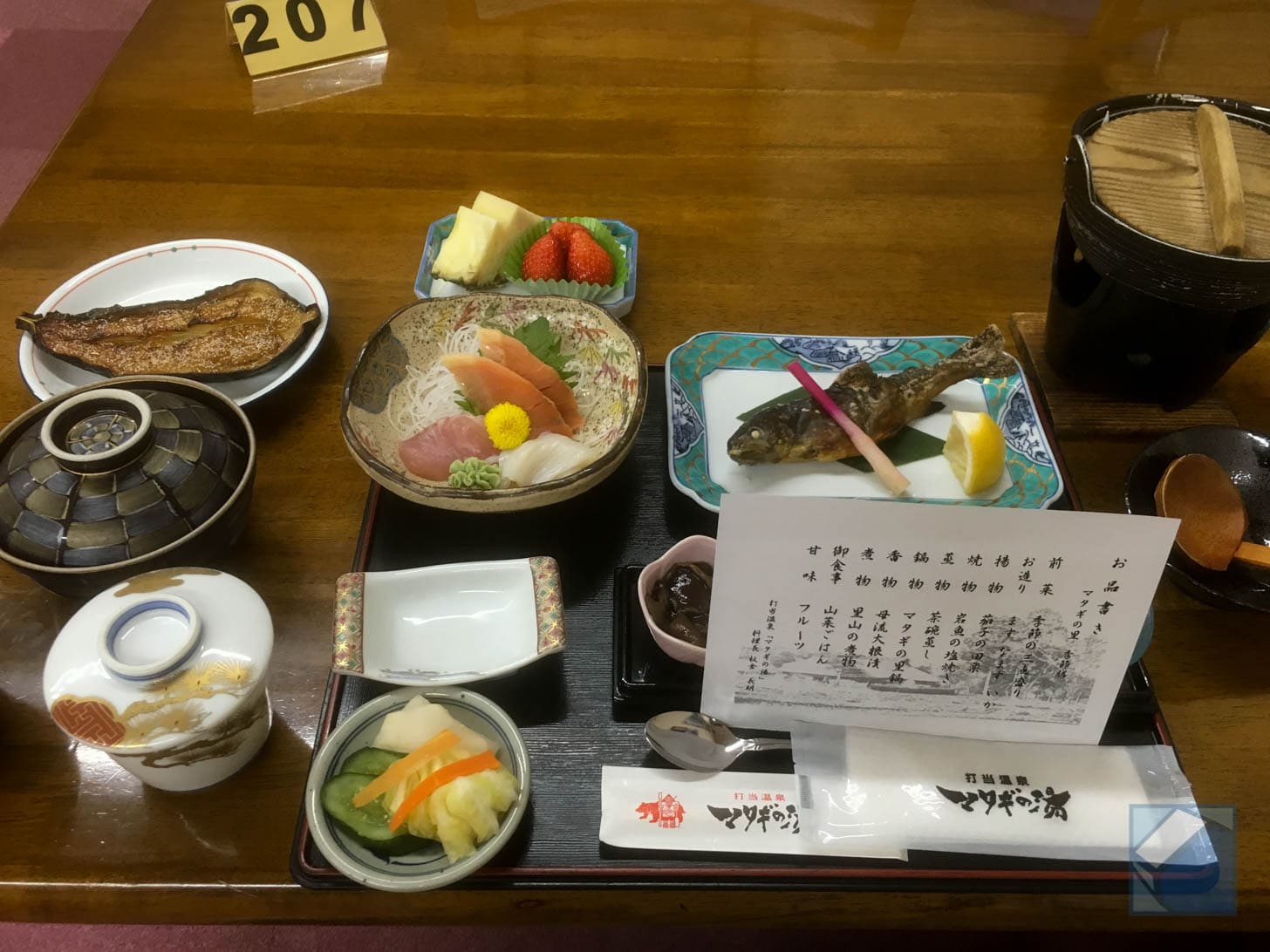 Various dinner dishes