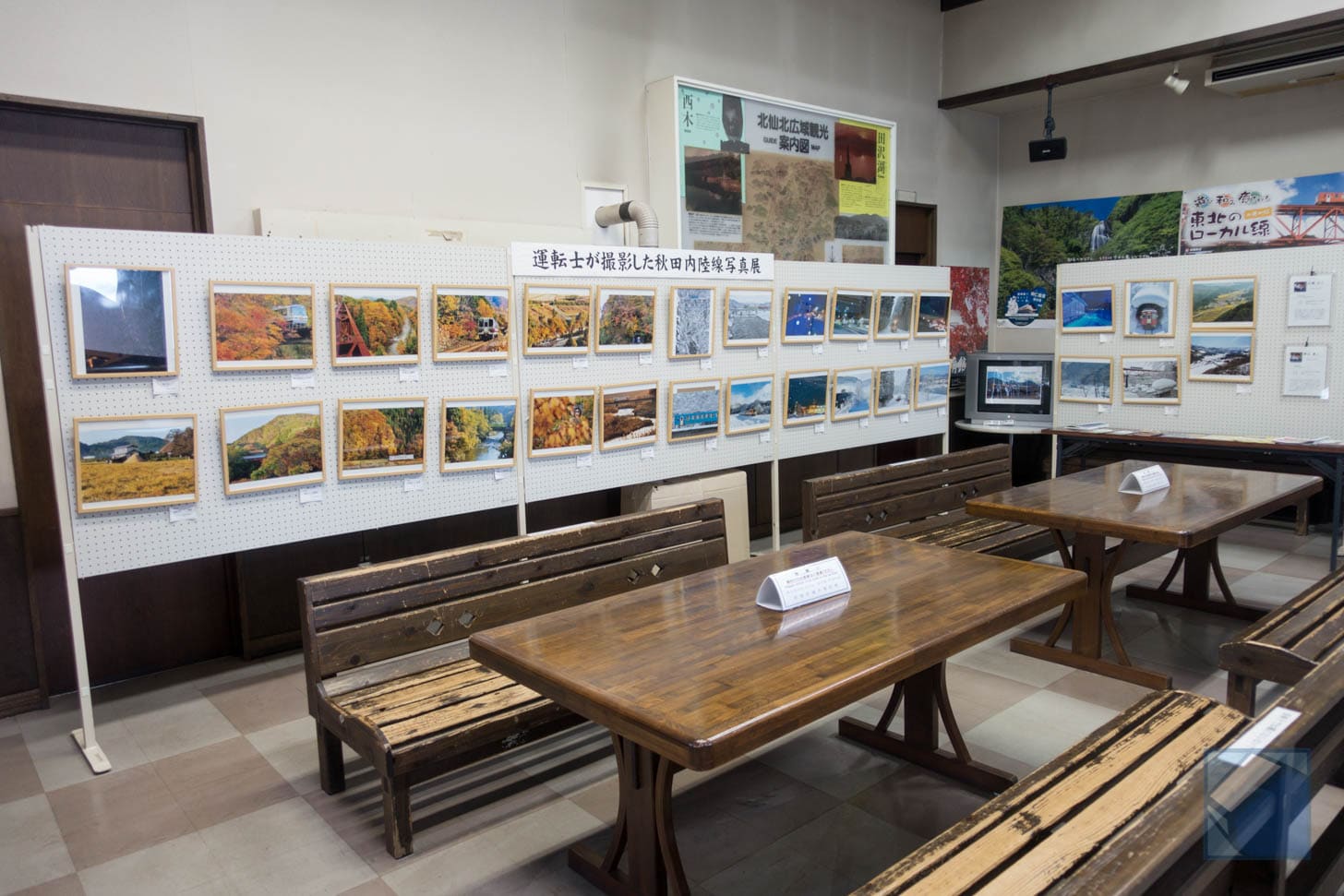 Photo exhibition by train drivers
