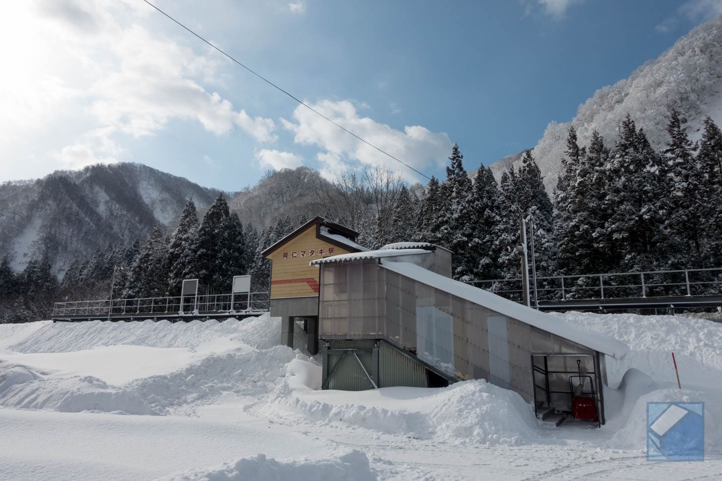 Ani Matagi Station in beautiful snow