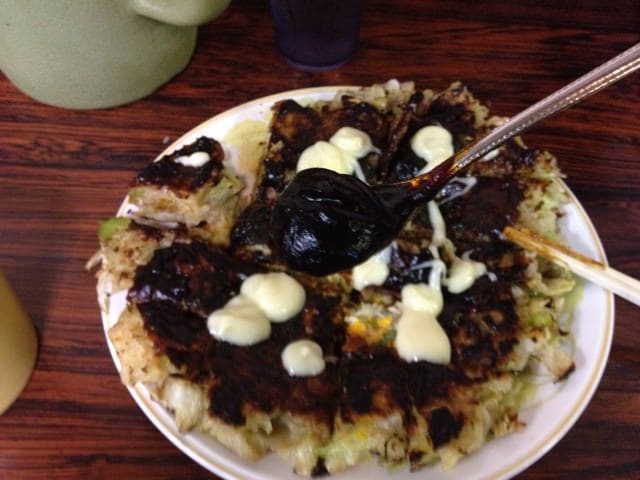 Thick sauce application