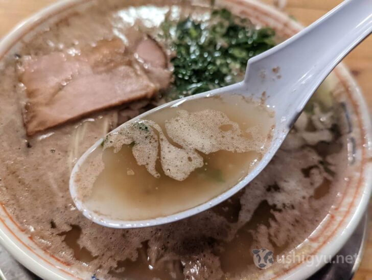 Scooped with spoon, appears about 70 percent fat