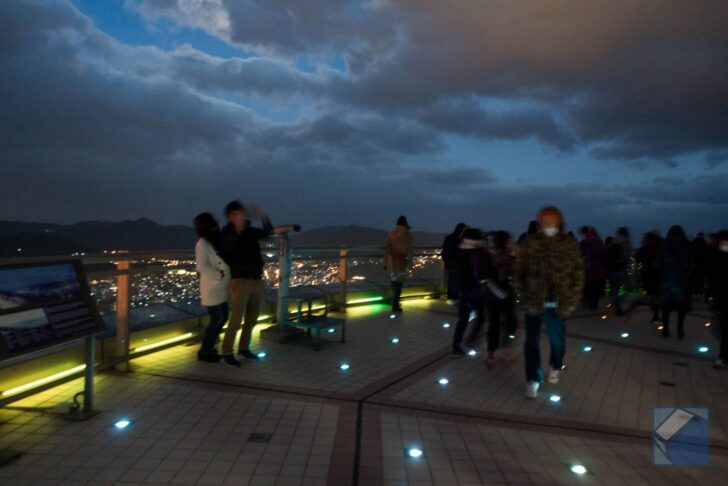 Spectacular night view of Nagasaki