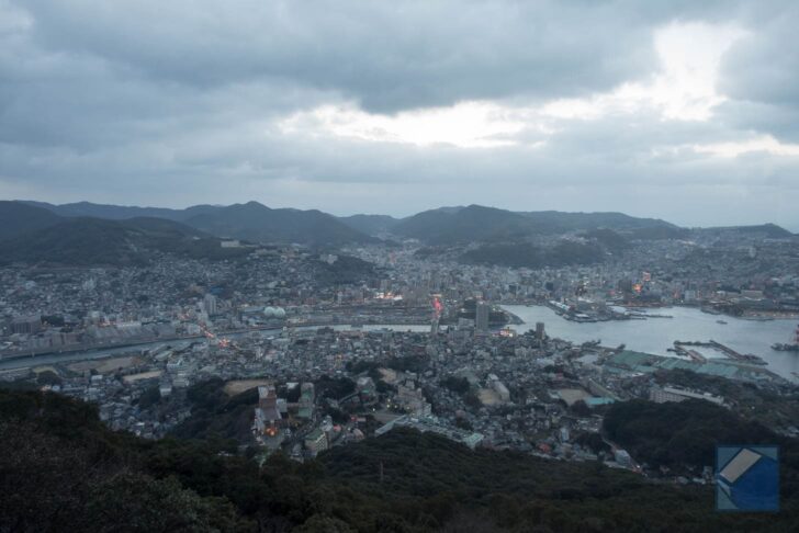 View from the spiral slope seating area